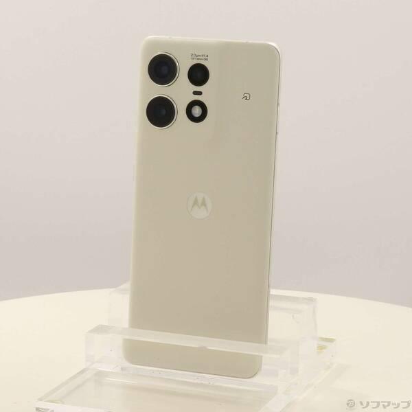 〔中古〕Motorola(モトローラ) motorola edge 50s pro 256GB バニラクリーム MOSAH3 Softbank SIMフリー〔344-ud〕 | 
