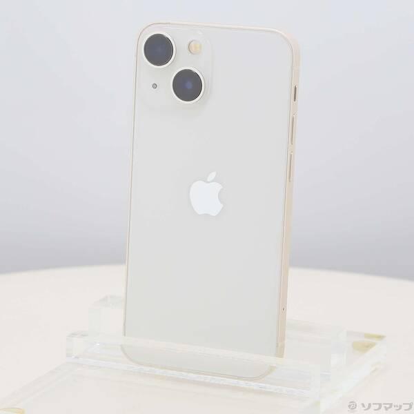 〔中古〕Apple(アップル) iPhone13 mini 128GB スターライト NLJE3J／A SIMフリー〔305-ud〕 | 