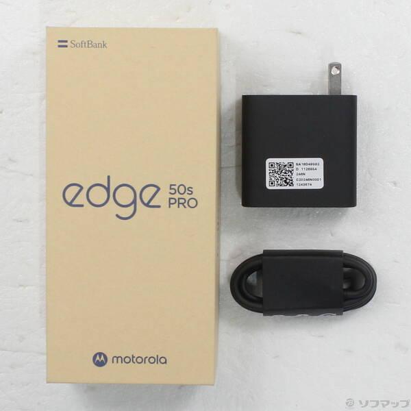 〔中古〕Motorola(モトローラ) motorola edge 50s pro 256GB ブラックビューティー MOSAH1 Softbank SIMフリー〔262-ud〕 |  | 04