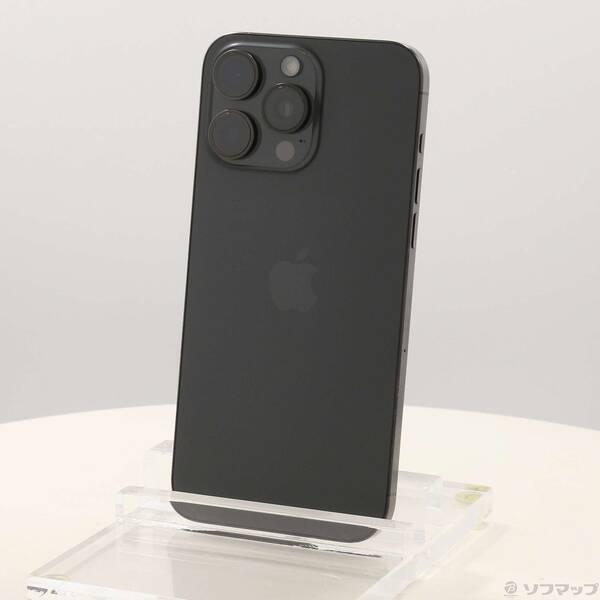 〔中古〕Apple(アップル) iPhone15 Pro Max 256GB ブラックチタニウム MU6P3J／A SIMフリー〔305-ud〕 | 