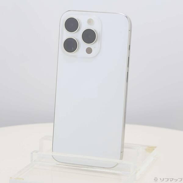 〔中古〕Apple(アップル) iPhone15 Pro 512GB ホワイトチタニウム MTUJ3J／A SIMフリー〔198-ud〕 | 