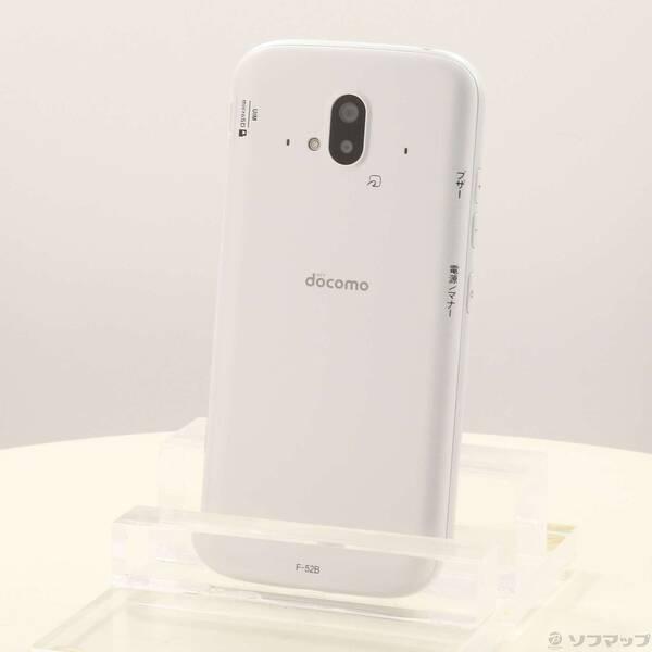 中古〕FCNT らくらくスマートフォン 64GB ホワイト F-52B docomo SIM