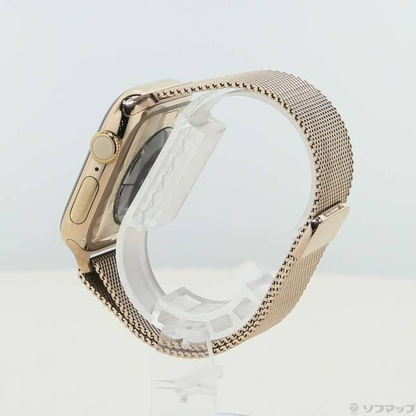 〔中古〕Apple(アップル) Apple Watch Series 10 GPS + Cellular 42mm ゴールドチタニウムケース ゴールドミラネーゼループ〔297-ud〕 |  | 01