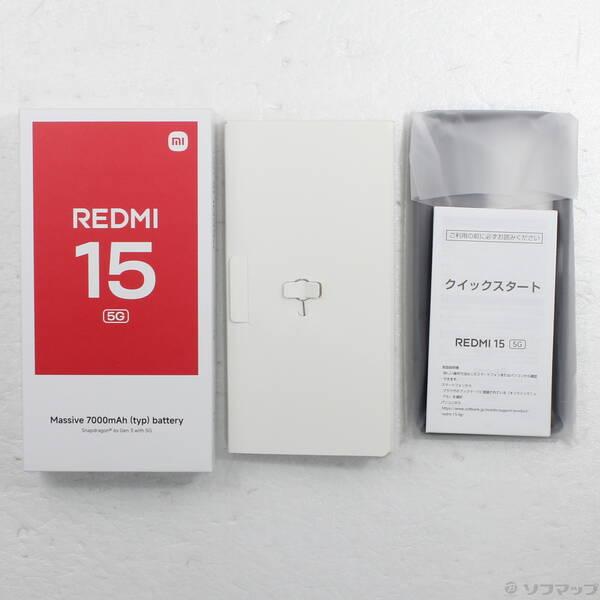 中古〕Xiaomi(シャオミ) Redmi 15 5G 128GB ミッドナイトブラック