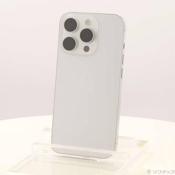 〔中古〕Apple(アップル) iPhone15 Pro 128GB ホワイトチタニウム MTU83J／A SIMフリー〔352-ud〕 | 