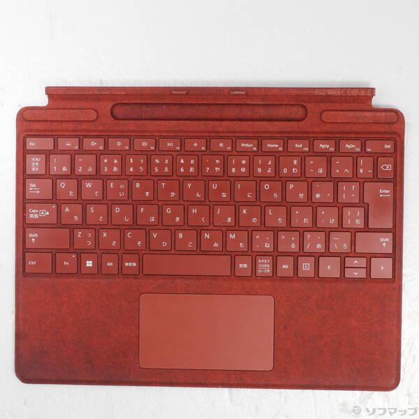 〔中古〕Microsoft(マイクロソフト) Surface Pro スリム ペン2付き Signature キーボード ポピーレッド 8X6-00039〔198-ud〕 | 