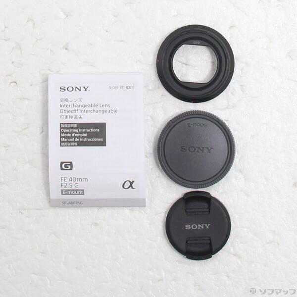〔中古〕SONY(ソニー) FE 40mm F2.5 G SEL40F25G〔349-ud〕 |  | 04