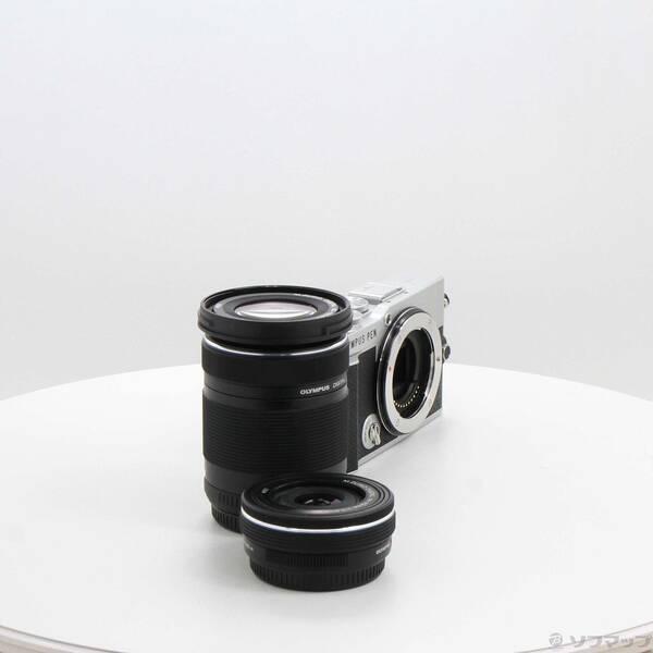 〔中古〕OLYMPUS(オリンパス) OLYMPUS PEN E-P7 EZダブルズームキット シルバー〔258-ud〕 |  | 03