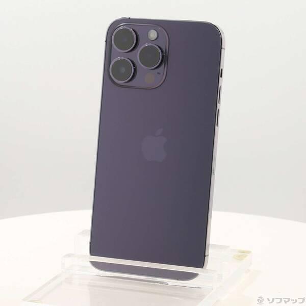 〔中古〕Apple(アップル) iPhone14 Pro Max 256GB ディープパープル MQ9E3J／A SIMフリー〔305-ud〕 | 
