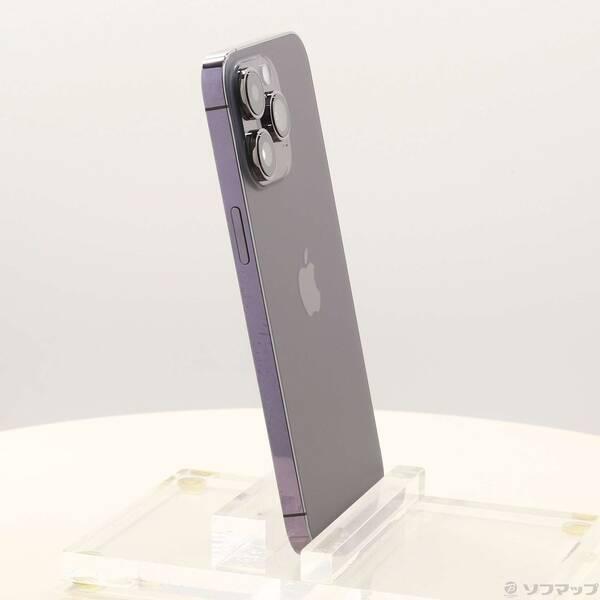 〔中古〕Apple(アップル) iPhone14 Pro Max 256GB ディープパープル MQ9E3J／A SIMフリー〔305-ud〕 |  | 03