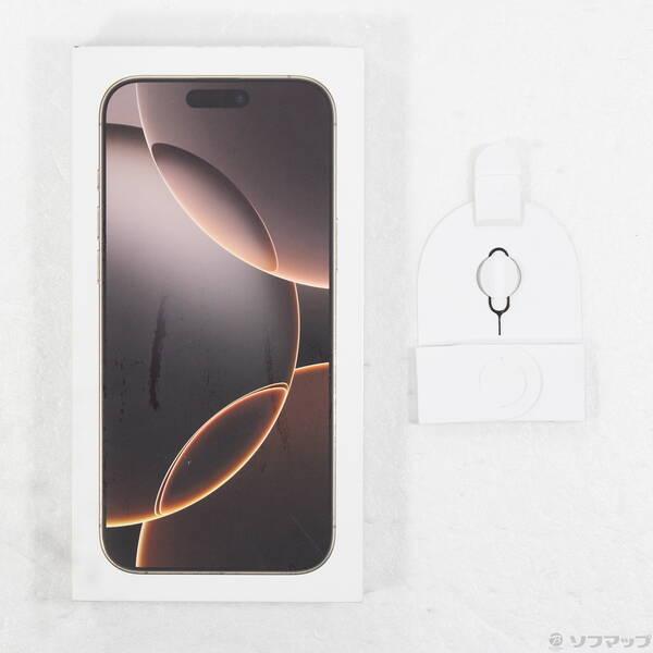 〔中古〕NTTドコモ iPhone16 Pro Max 256GB デザートチタニウム MYWJ3J／A SIMフリー〔262-ud〕 |  | 04