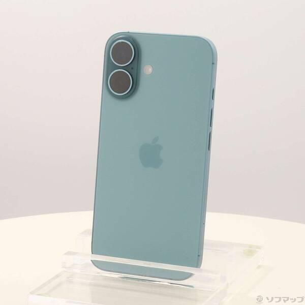 〔中古〕Apple(アップル) iPhone16 128GB ティール MYDV3J／A SIMフリー〔305-ud〕 | 