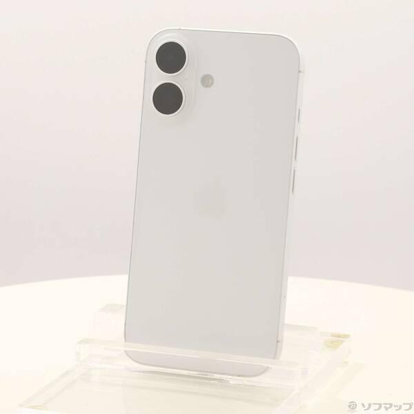 〔中古〕Apple(アップル) iPhone16 128GB ホワイト MYDR3J／A SIMフリー〔305-ud〕 | 