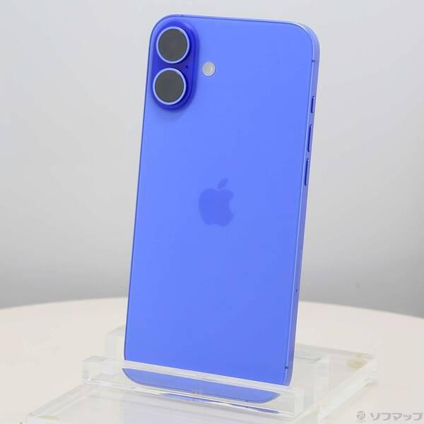 〔中古〕Apple(アップル) iPhone16 Plus 128GB ウルトラマリン MXVE3J／A SIMフリー〔377-ud〕 | 
