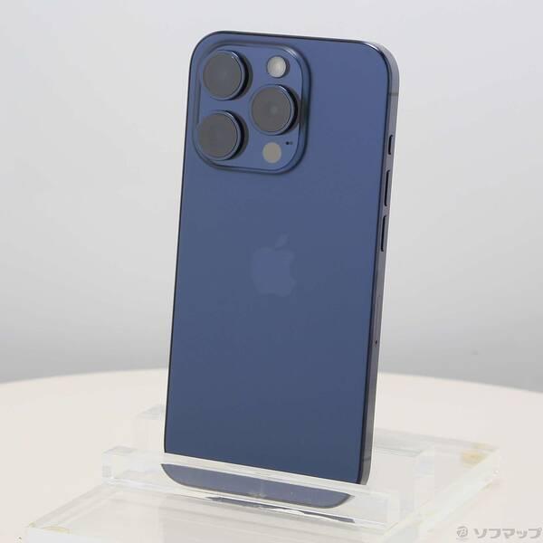 〔中古〕Apple(アップル) iPhone15 Pro 256GB ブルーチタニウム MTUG3J／A SIMフリー〔198-ud〕 | 