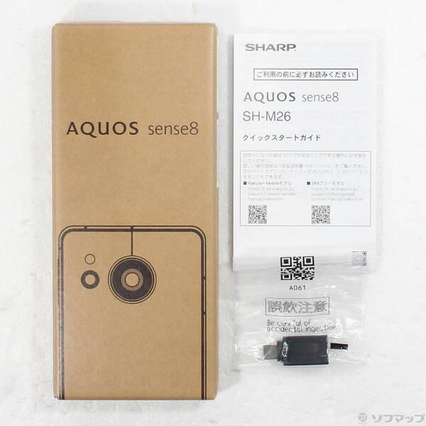 中古〕SHARP(シャープ) AQUOS sense8 128GB コバルトブラック SH-M26