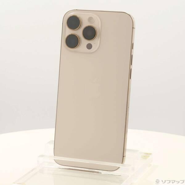 〔中古〕Apple(アップル) iPhone16 Pro Max 256GB デザートチタニウム MYWJ3J／A SIMフリー〔377-ud〕 | 