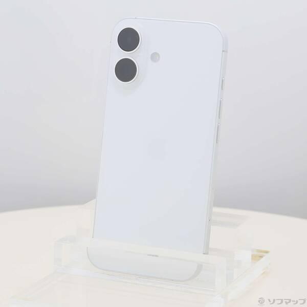 〔中古〕Apple(アップル) iPhone16 128GB ホワイト MYDR3J／A SIMフリー〔196-ud〕 | 