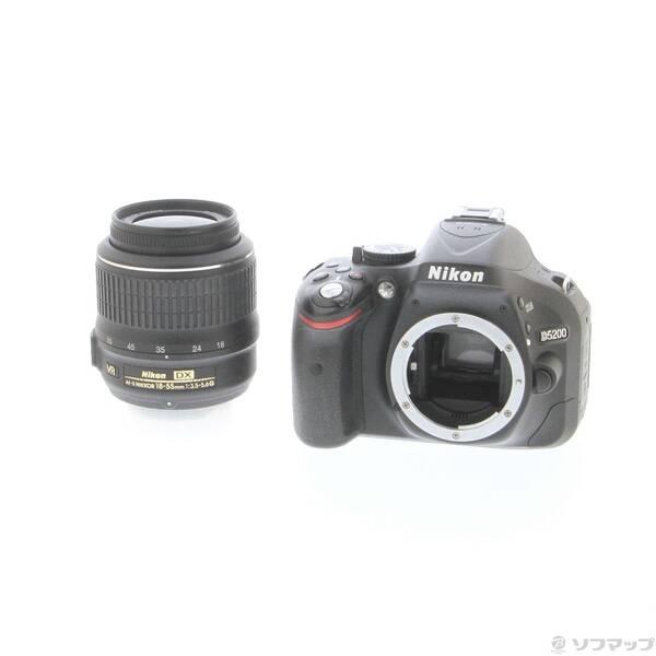 〔中古〕Nikon(ニコン) NIKON D5200 18-55 VR レンズキット ブラック〔344-ud〕 | 