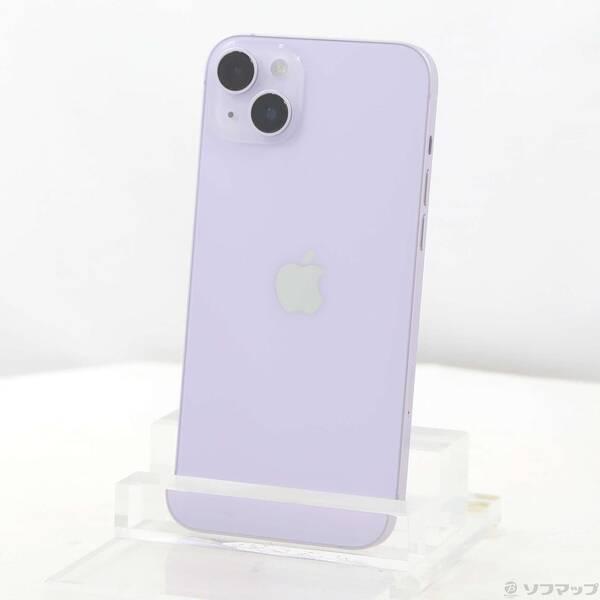 〔中古〕Apple(アップル) iPhone14 Plus 128GB パープル MQ4E3J／A SIMフリー〔262-ud〕 | 