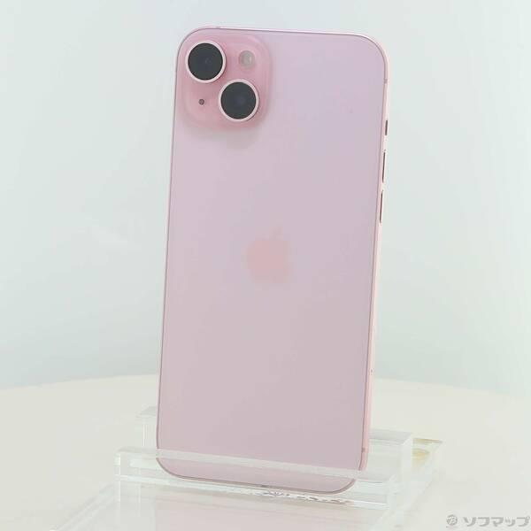 〔中古〕Apple(アップル) iPhone15 Plus 128GB ピンク MU093J／A SIMフリー〔344-ud〕 | 