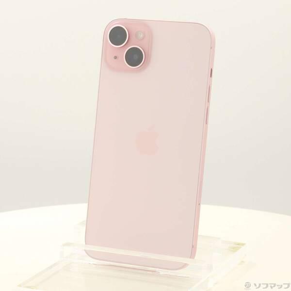 〔中古〕Apple(アップル) iPhone15 Plus 128GB ピンク MU093J／A SIMフリー〔262-ud〕 | 