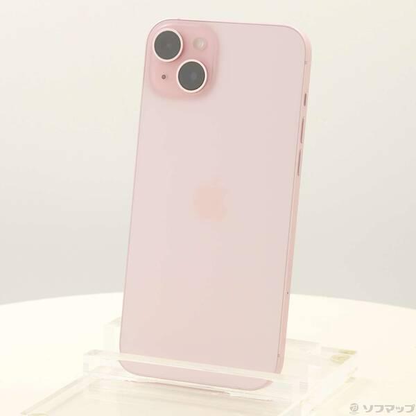 〔中古〕Apple(アップル) iPhone15 Plus 128GB ピンク MU093J／A SIMフリー〔377-ud〕 | 