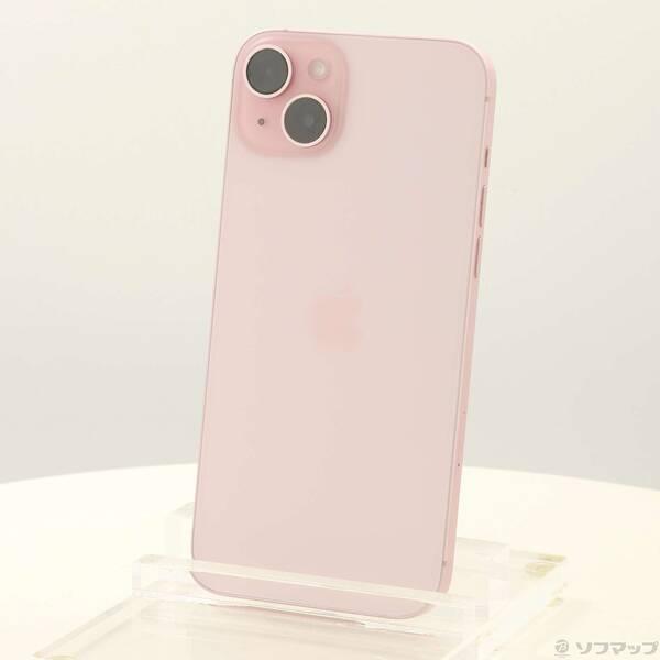 〔中古〕Apple(アップル) iPhone15 Plus 128GB ピンク MU093J／A SIMフリー〔262-ud〕 | 