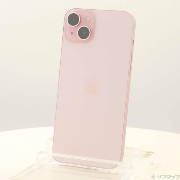 〔中古〕Apple(アップル) iPhone15 Plus 128GB ピンク MU093J／A SIMフリー〔276-ud〕 | 