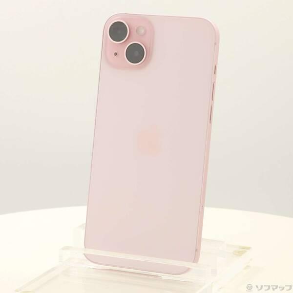 〔中古〕Apple(アップル) iPhone15 Plus 128GB ピンク NU093J／A SIMフリー〔196-ud〕 | 