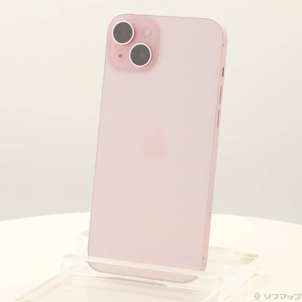 〔中古〕Apple(アップル) iPhone15 Plus 128GB ピンク MU093J／A SIMフリー〔258-ud〕 | 