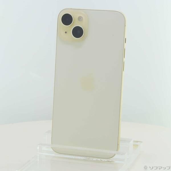 〔中古〕Apple(アップル) iPhone15 Plus 128GB イエロー MU0A3J／A SIMフリー〔348-ud〕 | 