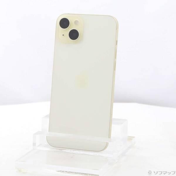 〔中古〕Apple(アップル) iPhone15 Plus 128GB イエロー MU0A3J／A SIMフリー〔262-ud〕 | 