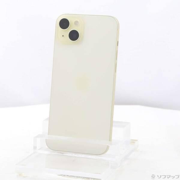 〔中古〕Apple(アップル) iPhone15 Plus 128GB イエロー MU0A3J／A SIMフリー〔377-ud〕 | 