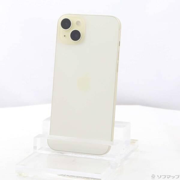 〔中古〕Apple(アップル) iPhone15 Plus 128GB イエロー MU0A3J／A SIMフリー〔377-ud〕 | 