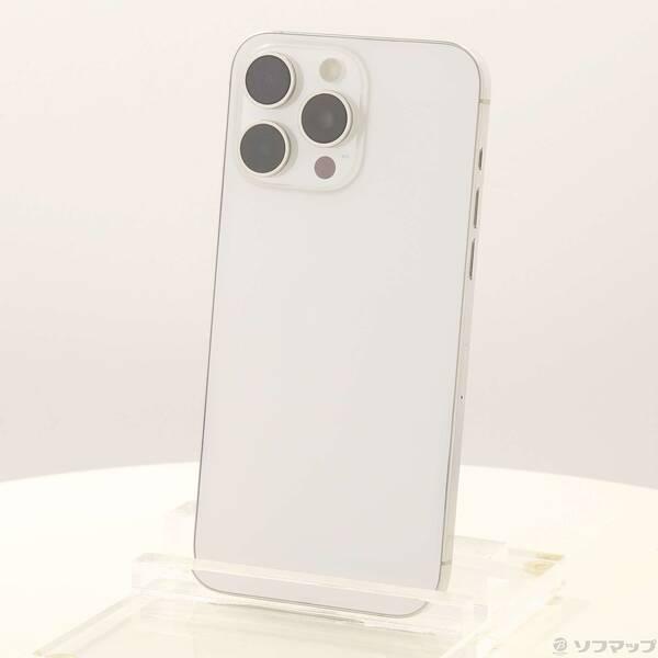 〔中古〕Apple(アップル) iPhone15 Pro Max 512GB ホワイトチタニウム MU6V3J／A SIMフリー〔276-ud〕 | 