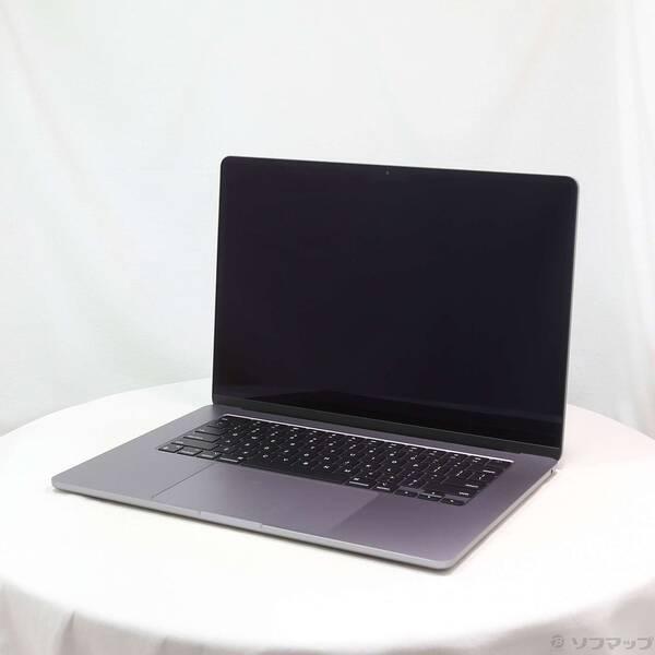 〔中古〕〔展示品〕 MacBook Air 15.3-inch Mid-2023 MQKQ3J／A Apple M2 8コアCPU_10コアGPU 8GB SSD512GB スペースグレイ 〔26.3 Tahoe〕〔258-ud〕 | 