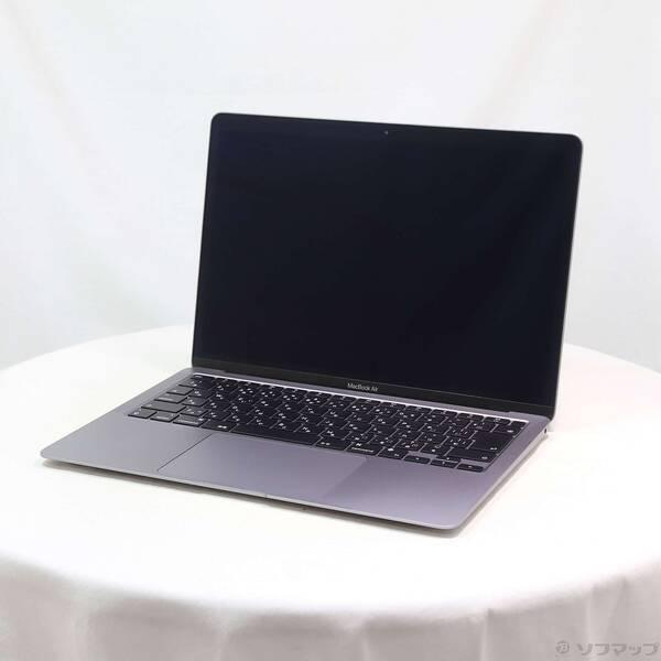 〔中古〕Apple(アップル) MacBook Air 13.3-inch Late-2020 MGN63J／A Apple M1 8コアCPU_7コアGPU 8GB SSD256GB スペースグレイ 〔26.3 Tahoe〕〔377-ud〕 | 