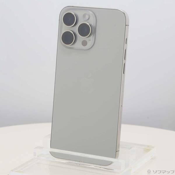 〔中古〕Apple(アップル) iPhone15 Pro Max 512GB ナチュラルチタニウム MU6W3J／A SIMフリー〔198-ud〕 | 