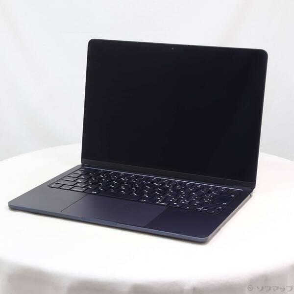 〔中古〕Apple(アップル) MacBook Air 13.6-inch Mid-2022 MLY33J／A Apple M2 8コアCPU_8コアGPU 8GB SSD256GB ミッドナイト 〔26.3 Tahoe〕〔377-ud〕 | 