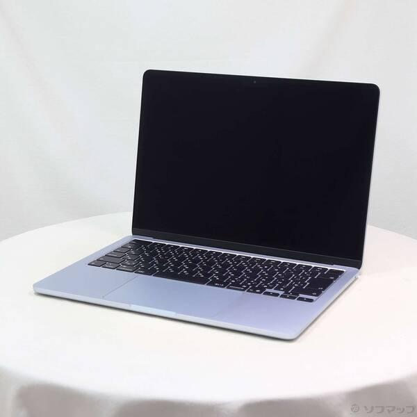 〔中古〕Apple(アップル) MacBook Air 13.6-inch Early-2026 MDHJ4J／A Apple M5 10コアCPU_10コアGPU 24GB SSD512GB スカイブルー 〔26.3 Tahoe〕〔276-ud〕 | 