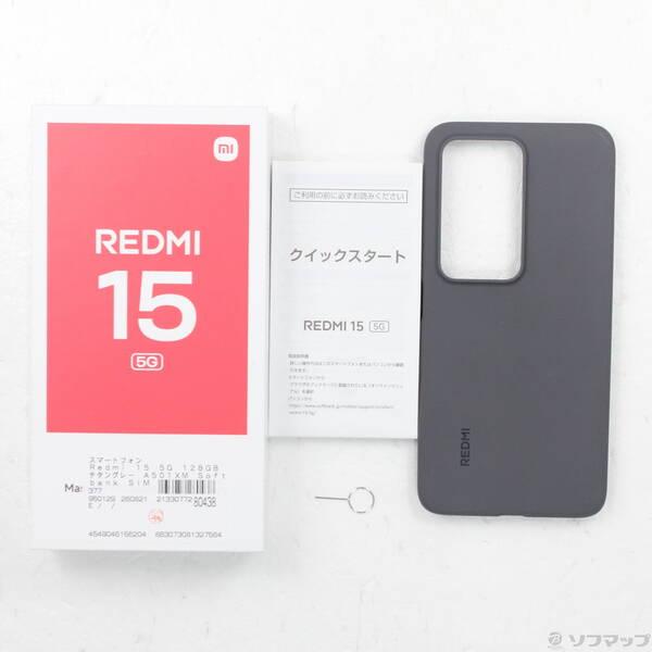 〔中古〕Xiaomi(シャオミ) Redmi 15 5G 128GB チタングレー A501XM Softbank SIMフリー〔377-ud〕 |  | 04