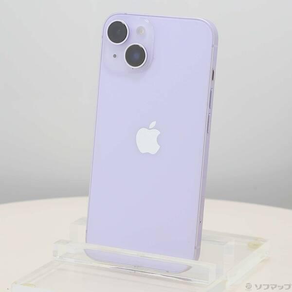 〔中古〕Apple(アップル) iPhone14 256GB パープル MPW93J／A SIMフリー〔368-ud〕 | 