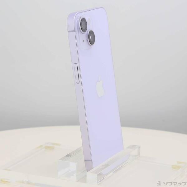 〔中古〕Apple(アップル) iPhone14 256GB パープル MPW93J／A SIMフリー〔368-ud〕 |  | 03