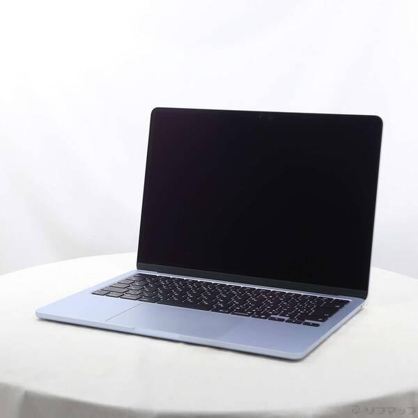 〔中古〕Apple(アップル) MacBook Air 13.6-inch Early-2026 MDHH4J／A Apple M5 10コアCPU_8コアGPU 16GB SSD512GB スカイブルー 〔26.3 Tahoe〕〔258-ud〕 | 