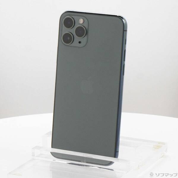 〔中古〕Apple(アップル) iPhone11 Pro 64GB ミッドナイトグリーン MWC62J／A SIMフリー〔258-ud〕 | 