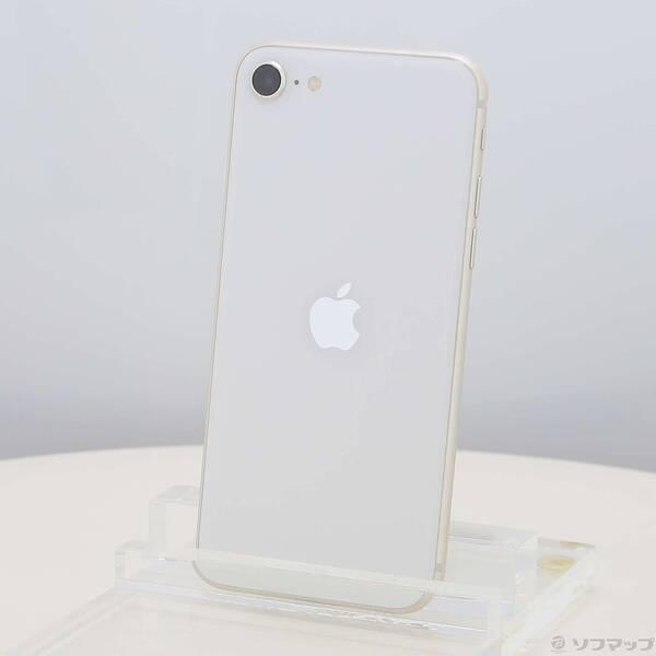〔中古〕Apple(アップル) iPhone SE 第3世代 64GB スターライト MMYD3J／A SIMフリー〔377-ud〕 | 