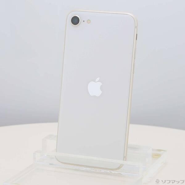 〔中古〕Apple(アップル) iPhone SE 第3世代 64GB スターライト MMYD3J／A SIMフリー〔377-ud〕 | 