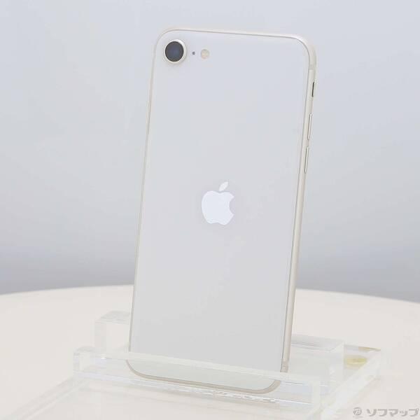 〔中古〕Apple(アップル) iPhone SE 第3世代 64GB スターライト MMYD3J／A SIMフリー〔198-ud〕 | 