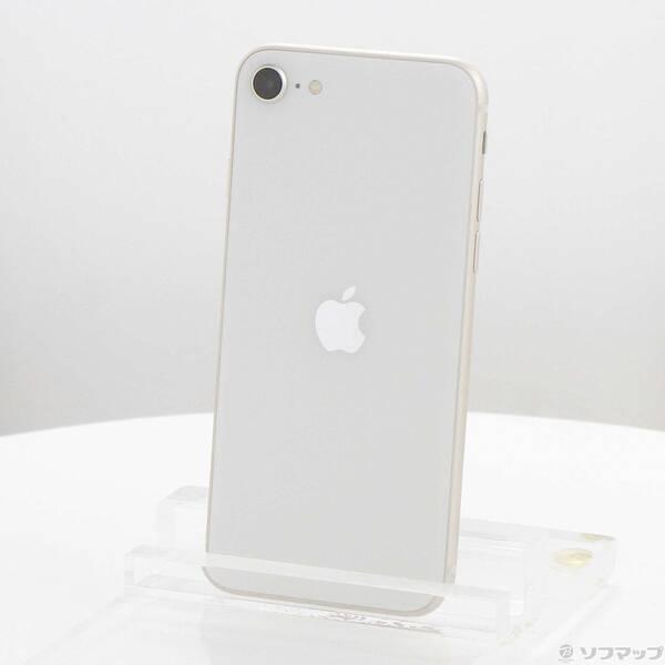 〔中古〕Apple(アップル) iPhone SE 第3世代 64GB スターライト MMYD3J／A SIMフリー〔198-ud〕 | 